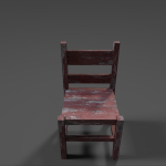 bedroom chair render